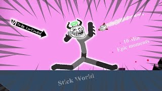 10 Min Best falls | Stickman Dismounting funny and epic moments | Like a boss compilation #779 screenshot 5