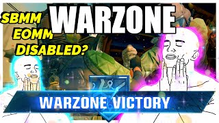 SBMM And EOMM Disabled! | Warzone Casuals
