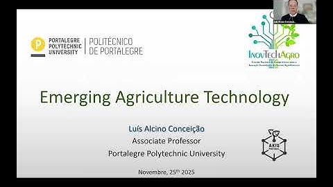 AF4F TWG4 Webinar - Emerging Agriculture Technology
