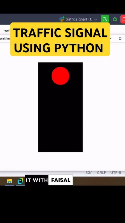 I Made a Traffic Signal Using Python | Easy Python Project For ...