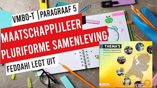 PLURIFORME SAMENLEVING (paragraaf 5) VERSIE 2024-2025- | VMBO-T | MAATSCHAPPIJLEER