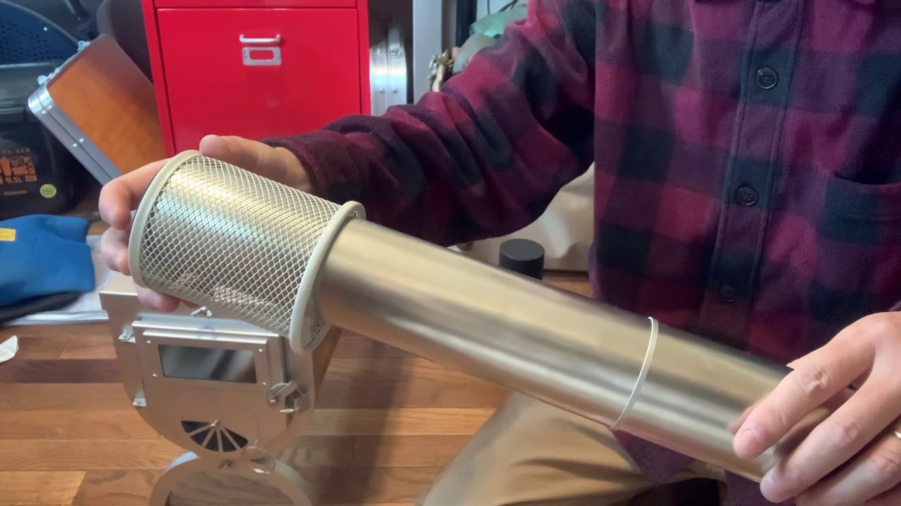 薪ストーブ 巻煙突用軽量スパークアレスター100均素材で自作 Youtube