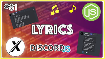 [EASY] HOW TO MAKE A LYRICS COMMAND | DISCORD.JS | #81