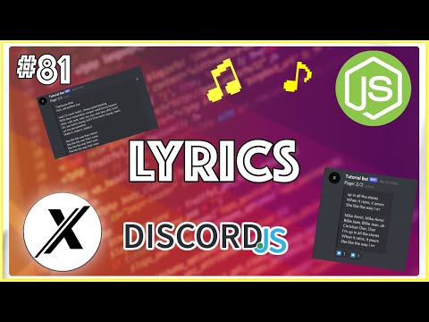 [EASY] HOW TO MAKE A LYRICS COMMAND | DISCORD.JS | #81