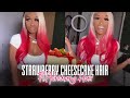STRAWBERRY 🍓 CHEESECAKE HAIR COLOR & INSTALL ft. ASHIMARY HAIR!!! INSTALLED BY @THEREAL_QUIANA