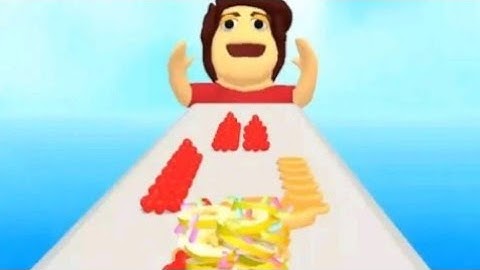 Pancake run Few levels |Max level Gameplay ios, Android videos pro Walkthrough Mobile Game.