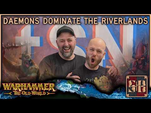 18 Players Battle the Giant River | Warhammer the Old World | Square Based Show