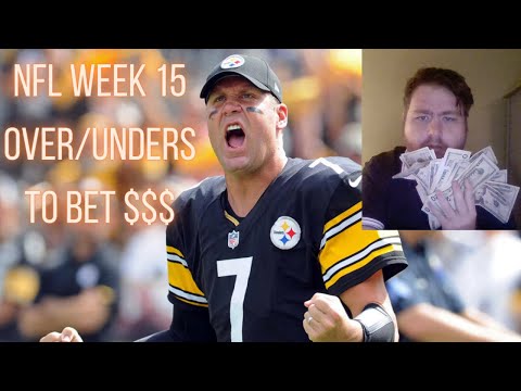 NFL WEEK 15 OVER/UNDER VEGAS SPREAD PICKS 