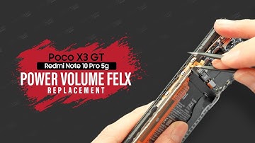 Poco X3 GT | Redmi Note 10 Pro 5g Power Volume Flex Replacement