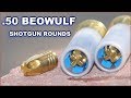 .50 Beowulf Bullets Shot from a 12 ga. Shotgun