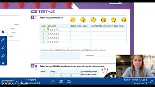 Groep 7a Rekenen les 5: TEST-JE