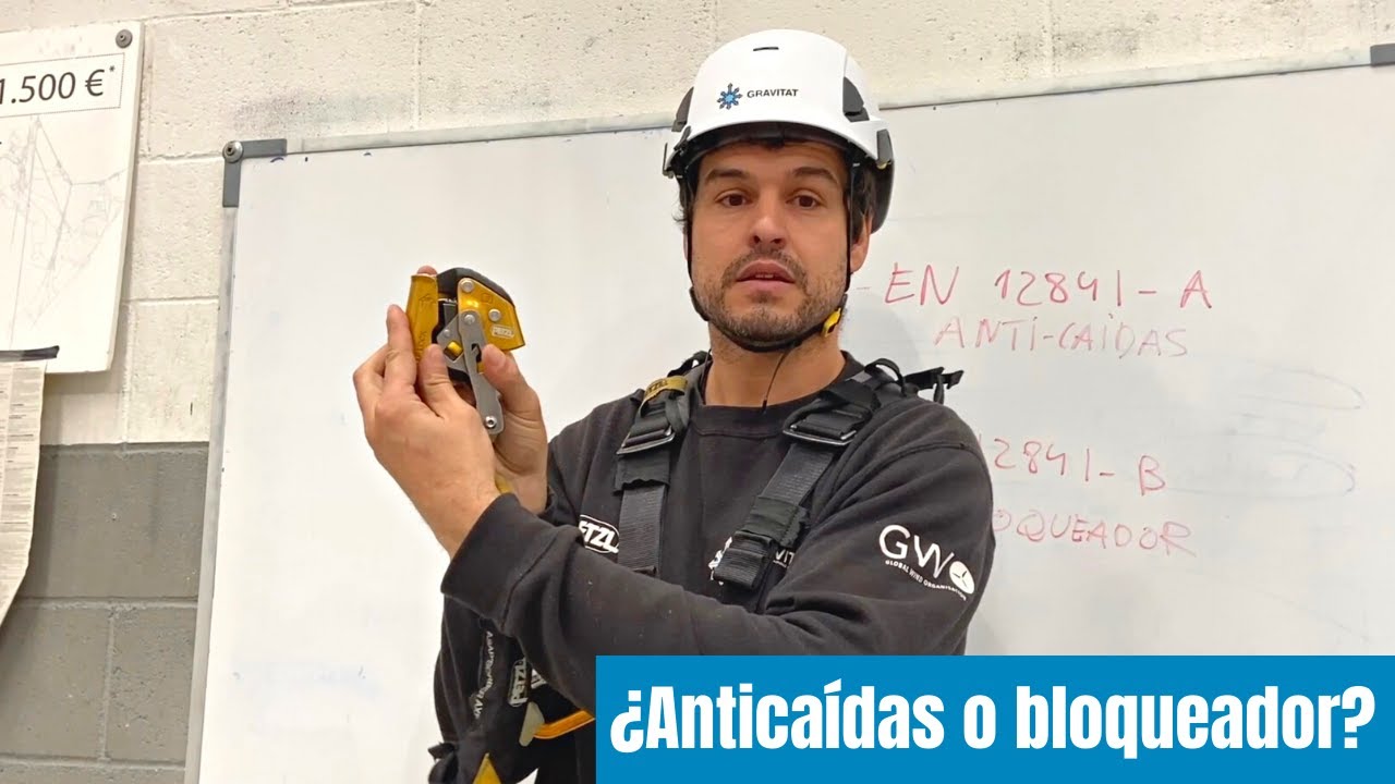 Cómo diferenciar entre un anticaídas y un bloqueador