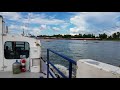 Cruising Down The Mississippi River On A Workboat