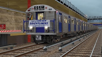 OpenBVE: R32 Retirement Run (Q) Exp From 96 St 2nd Ave to Brighton Beach via Exp (New Year Special)