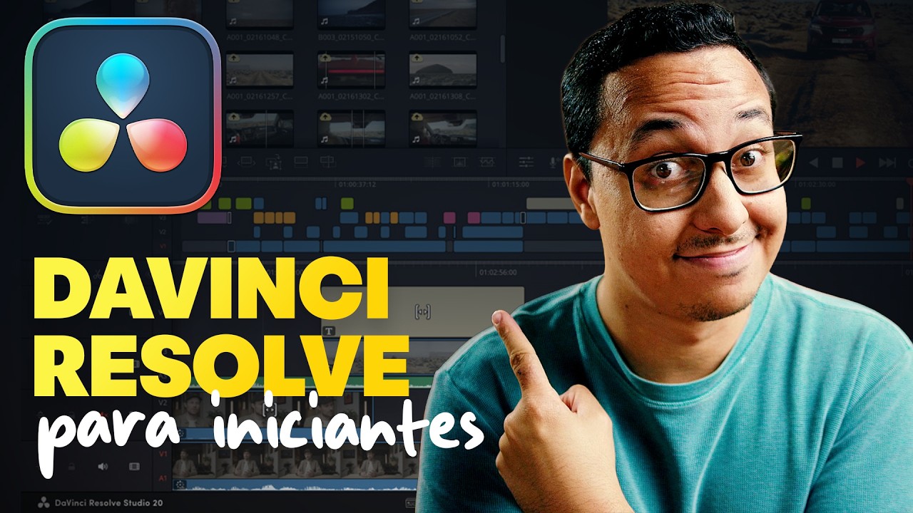 DAVINCI RESOLVE: Tutorial COMPLETO para EDITAR VÍDEOS DO ZERO no PC ...