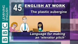The 'elevator pitch' - 45 - English at Work helps you pitch your ideas
