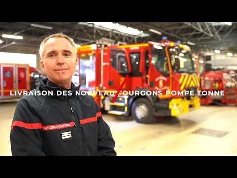 Camion de Pompier Radiocommandé Fourgon Pompe-Tonne FPT 1/18 ème