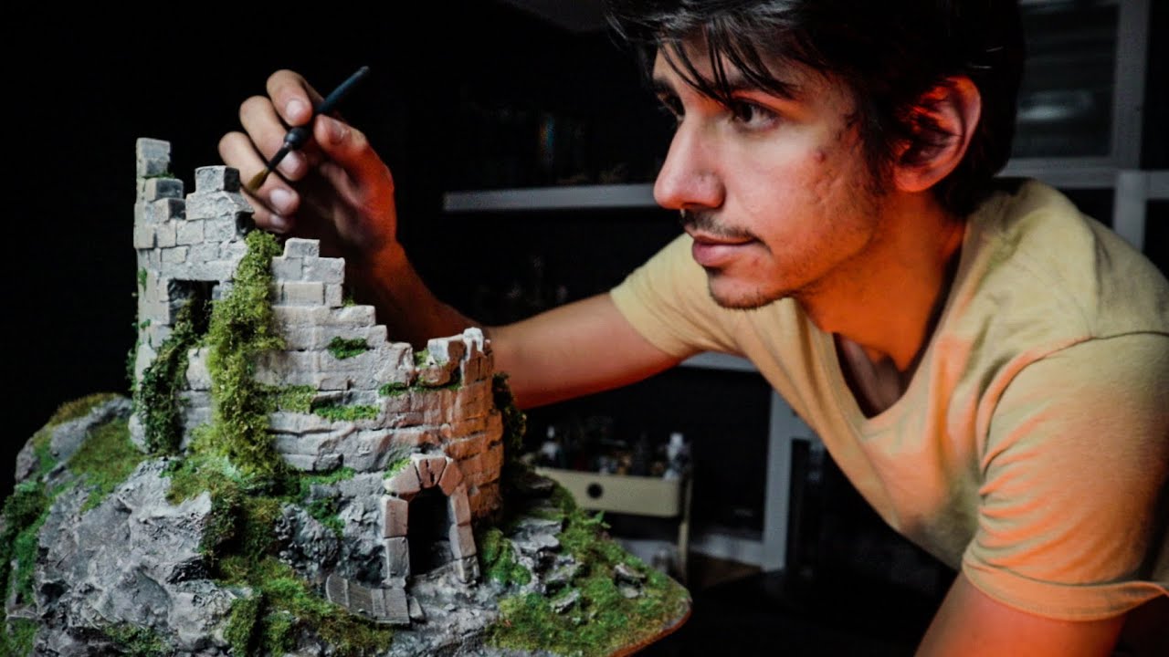 Я построил разрушенный маяк в стиле ФЭНТЕЗИ. Ты тоже сможешь!