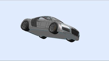 Audi R8 in Solidworks
