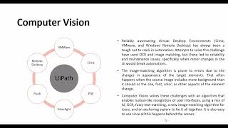 UiPath | AI | Introduction to Computer Vision with UiPath