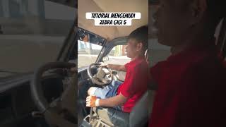 Tutor mengemudi zebra dengan gigi 5 auto kencang mulut sopirnya #viral