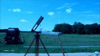 Whipper Snapper Jr. Trebuchet test fire 7