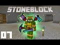 StoneBlock #07 - Лучшие инструменты для новичка | Выживание в Маинкрафт с модами