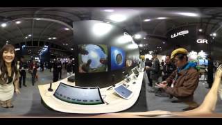 【360°VR動画】 CP+2016　リコーイメージングブース