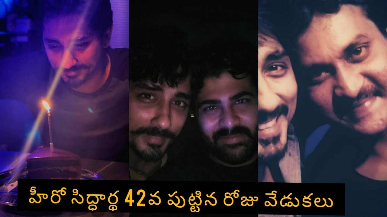 Hero Sharwanand Celebrated Actor Siddharth Birthday Party | Creative Gallery | 