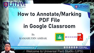 How to Annotate/Marking on PDF in Google Classroom