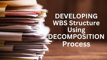 DEVELOPING WBS Using DECOMPOSITION | PMBOK | PMP 2025