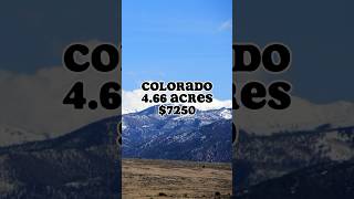 4.66 acres for sale in Colorado for $7,250. #realestate #foryou #land #property #viral #colorado #fy