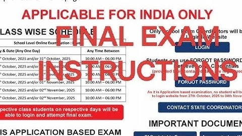IMPORTANT INSTRUCTIONS REGARDING FINAL EXAM OF VVM 2025 #vvm2025 #final#EXAM #howto #VVMAPP #scifun4
