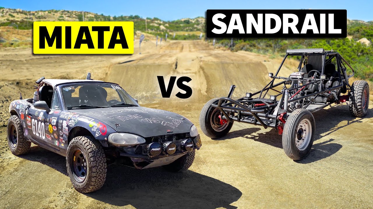 ⁣K-Swapped Sandrail vs “Buddy” the Off-Road Miata // THIS vs THAT Off-Road