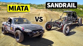 KSwapped Sandrail vs “Buddy” the OffRoad Miata // THIS vs THAT OffRoad