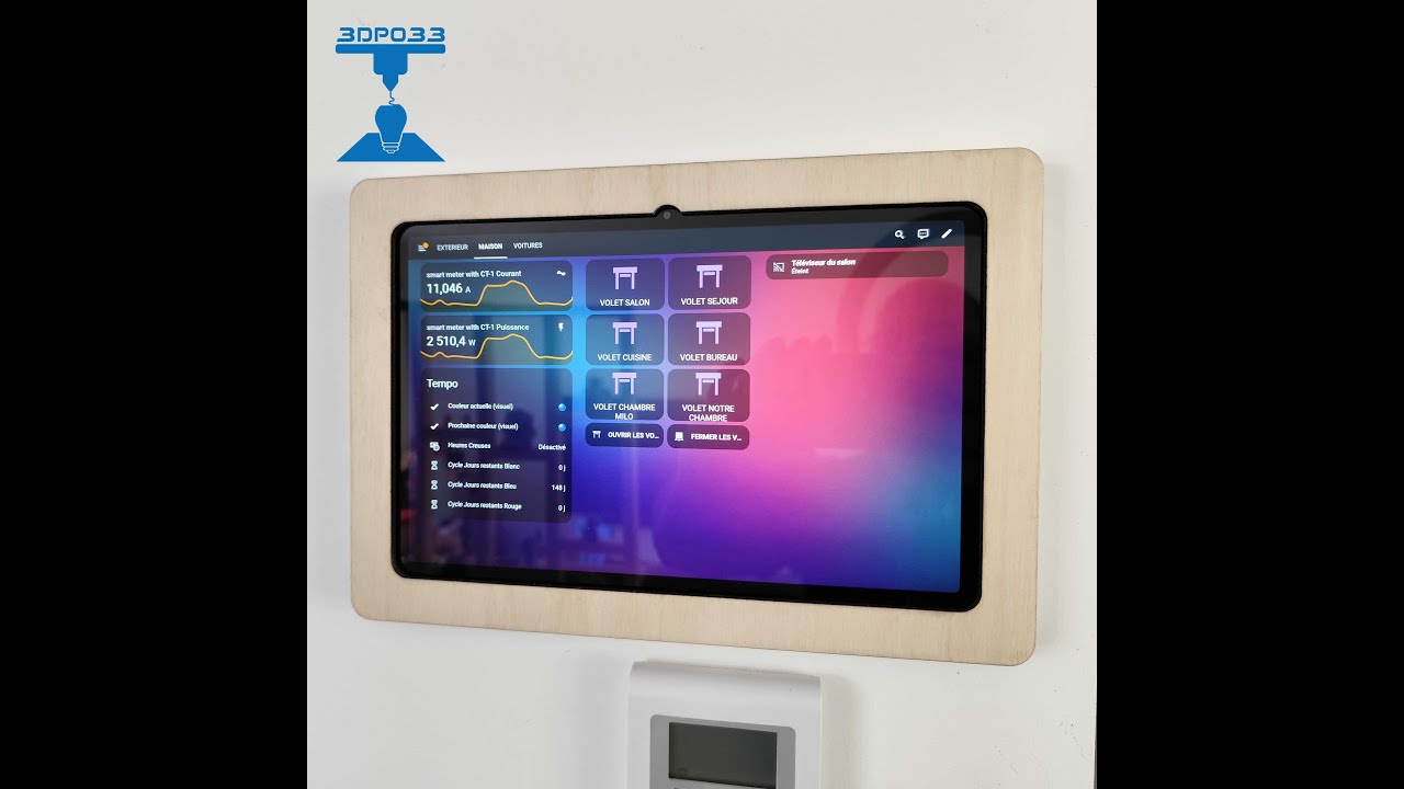 Support mural pour tablette Samsung A9 plus