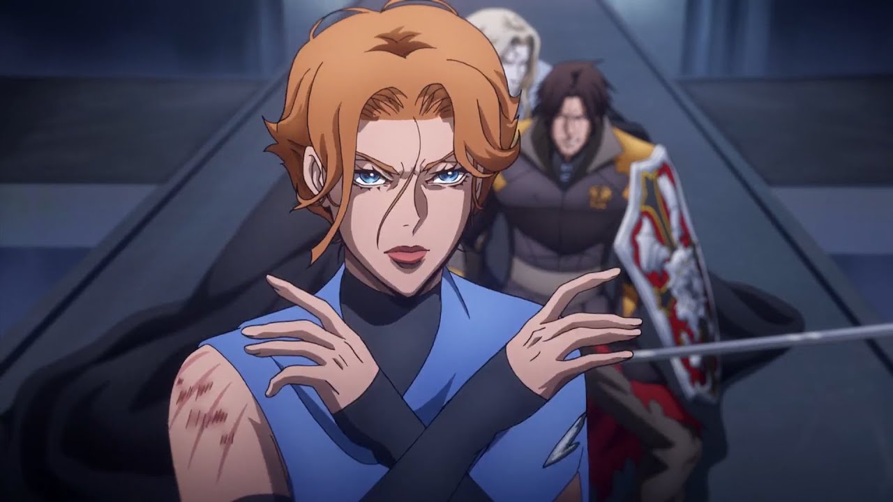 Alucard Trevor And Sypha Fight Scene Castlevania Season 4 2021 Youtube 