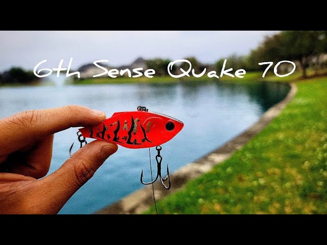 2) 6th Sense Quake 70 Sinking Lipless Crankbait 5/8 oz OLIVE BURST