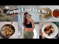 What I eat in a day | Realistic Meals 🍂 VLOGTOBER