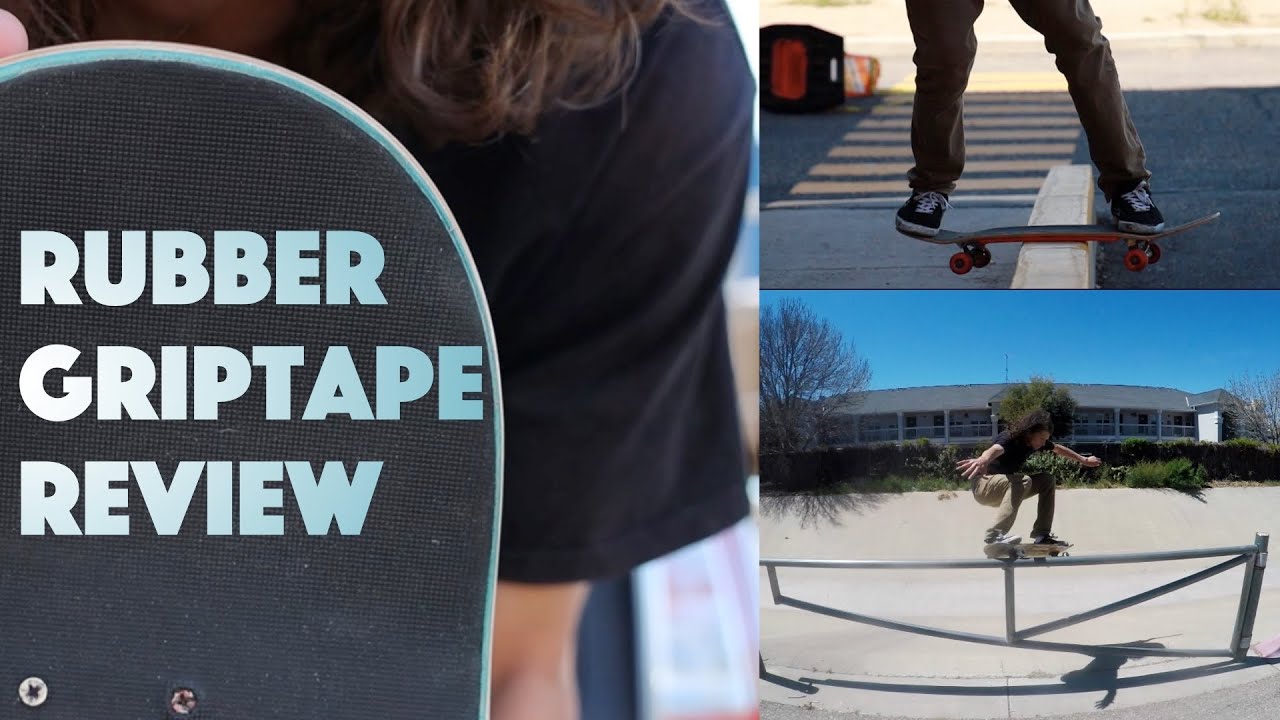 Review of DKL nonabrasive rubber skateboard griptape proven to make