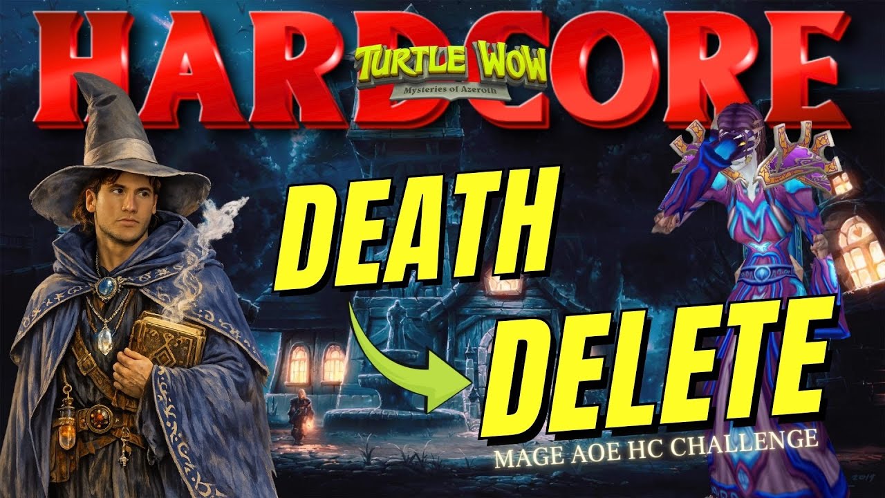 Turtle WoW Hardcore - Mage AOE to 60 | It's getting spicy.. Pt.10