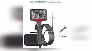 A must-have product! 3.9mm 5 million pixels HD Two-Way Rotary 360 Industrial Piping Endoscope Came