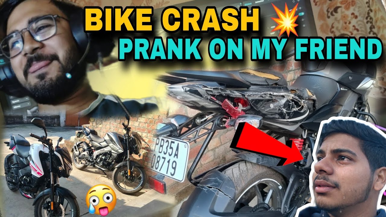“Bhai Ki Bike Ka Accident?! 😱 | Fake Prank Gone Wrong 😂”