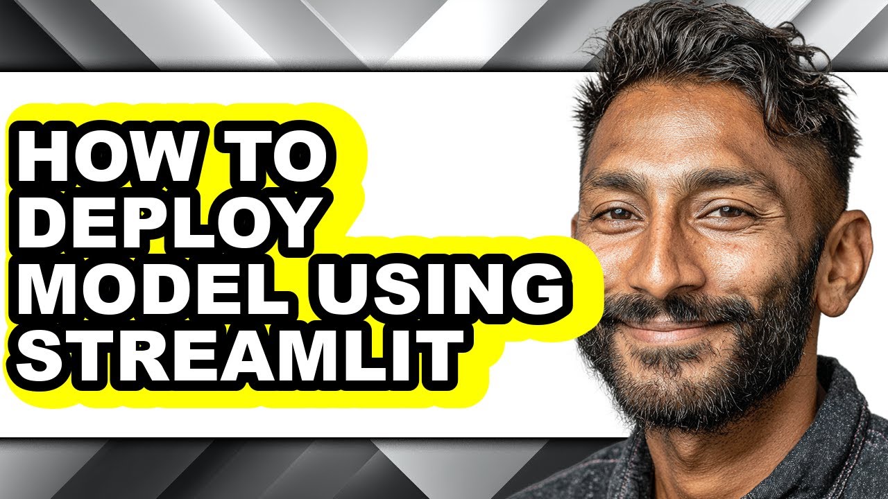 How to Deploy Model Using Streamlit (full Guide) - YouTube
