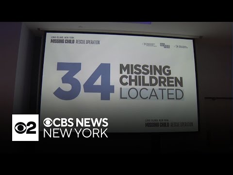 34 missing children and teens were found during a multi-agency operation in New York, officials say