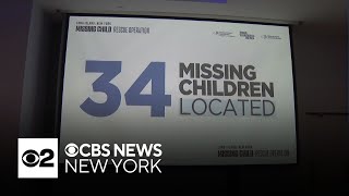 34 missing children and teens were found during a multi-agency operation in New York, officials say