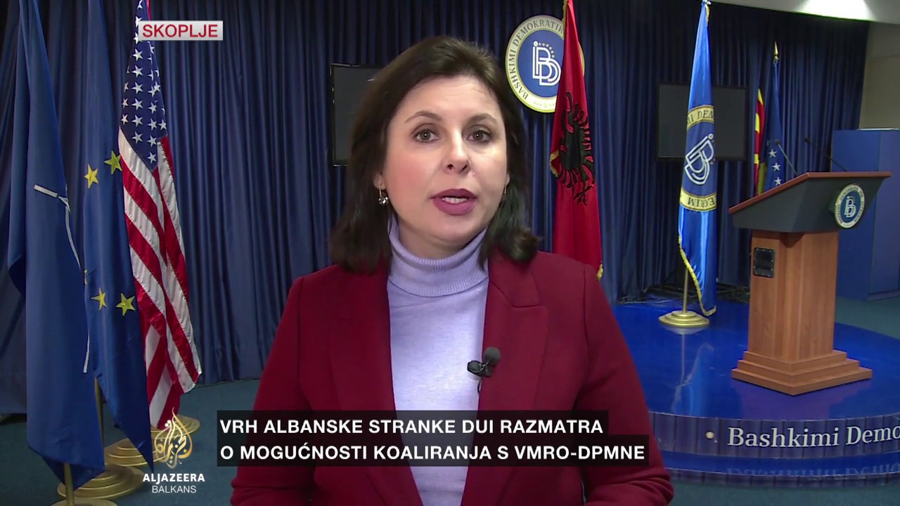 سمايلفسكا تتحدث عن تحالف محتمل بين حزب الاتحاد الديمقراطي من أجل الديمقراطية (DUI) وحزب VMRO-DPMNE