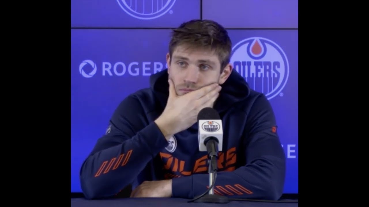 Leon Draisaitl snaps back at Oilers' reporter as tensions boil over