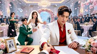 Wedding day, wife forced me to sign a divorce for her lover. I left&billionaire, she panicked#drama