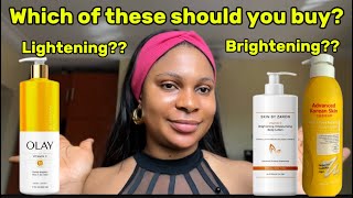 Best Brightening Body lotions to use in 2025